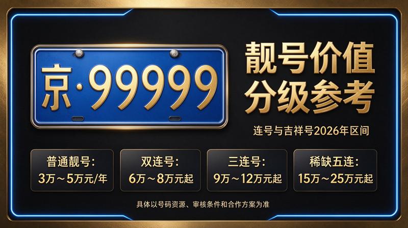 2026年北京车牌租赁指标展示